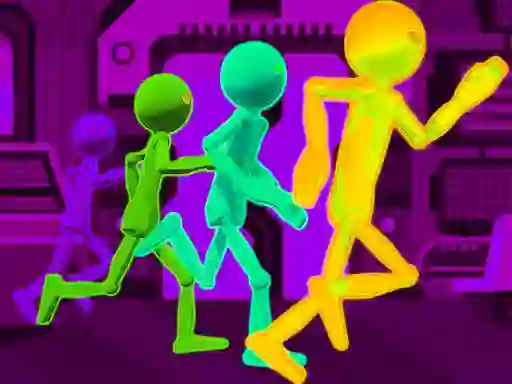Spel Stickman Escape Parkour på nätet