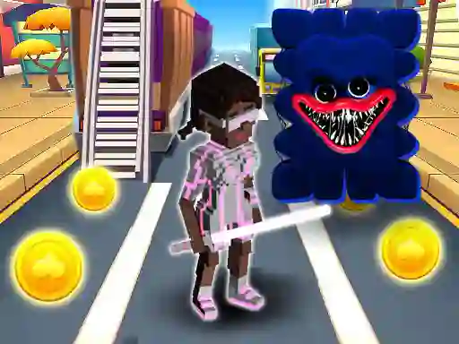 Spel City Runner 3D.io på nätet