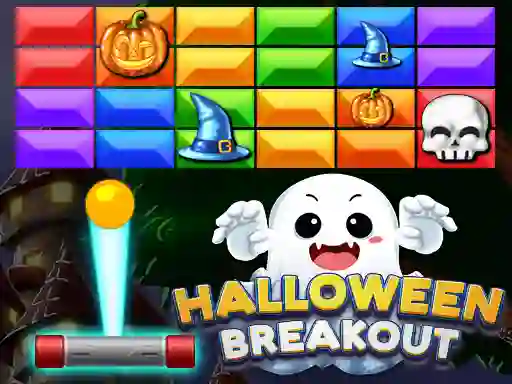 Spel Halloween Breakout på nätet