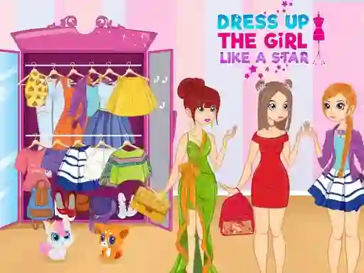 Spel Dress Up The Girl Like A Star på nätet