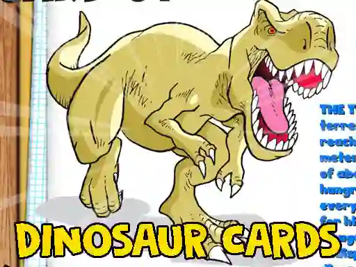 Spel Dinosaur Cards på nätet