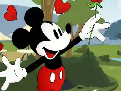 Spel Mickey Mouse Slide på nätet