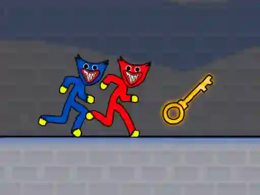Spel Stickman Huggy Party Duo på nätet