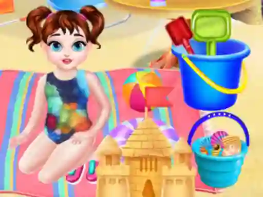 Spel Baby Taylor At Beach på nätet
