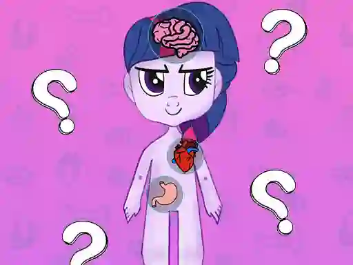 Spel My Little Pony Learning The Body på nätet