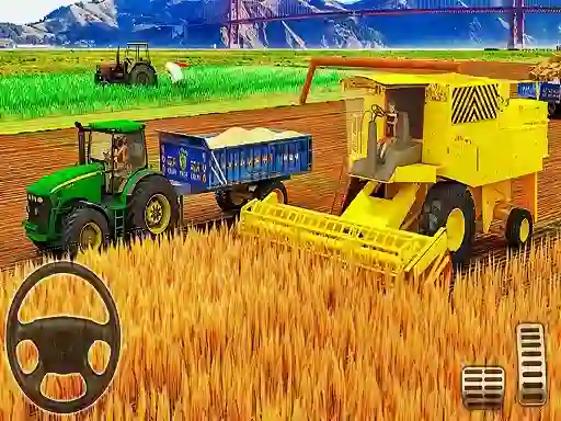 Spel US Modern Tractor Farming Game 3D 2022 på nätet