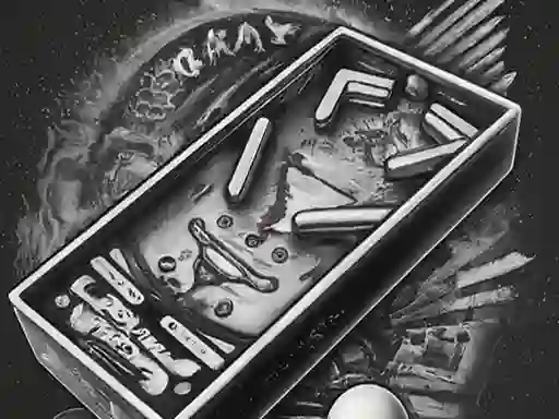 Spel Pinball Black N White på nätet