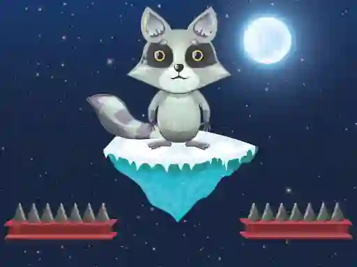 Spel Jumping Raccoon på nätet