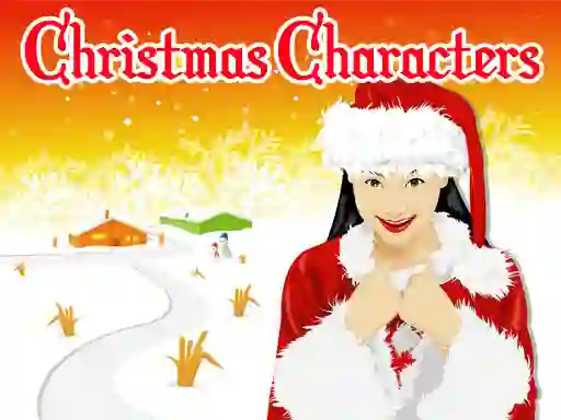 Spel Christmas Character Slide på nätet