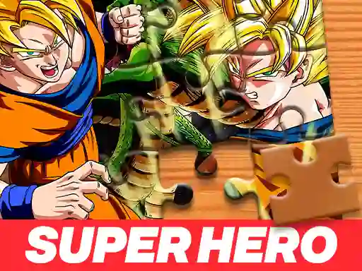 Spel Dragon Ball Super Hero Jigsaw Puzzle på nätet