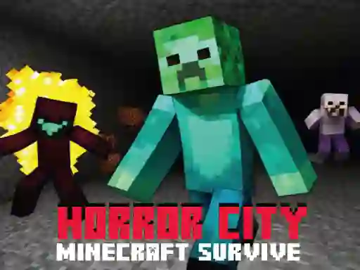 Spel Horror City Minecraft Survive på nätet