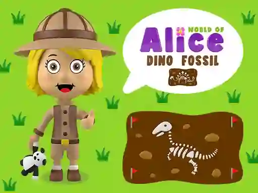 Spel World of Alice Dino Fossil på nätet