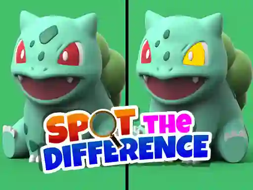 Spel Pokimon Spot the differences på nätet