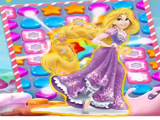 Spel Princess Rapunzel Match3 på nätet