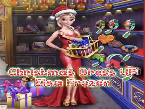 Spel Elsa Frozen Christmas Dress up på nätet