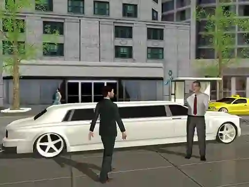 Spel Limo Taxi Driving Simulator: Limousine Car Games på nätet