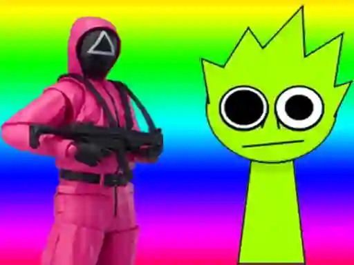 Spel Squid Sprunki Shooter Game 2 på nätet