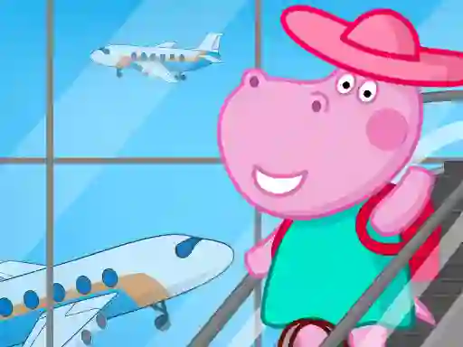 Spel Hippo Family Airport Adventure på nätet