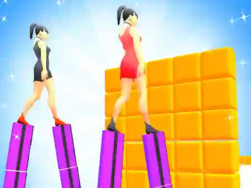 Spel Heels Run Race - Stack Rider på nätet