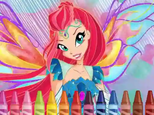 Spel Winx Coloring på nätet