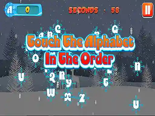 Spel Touch the Alphabet in the Order på nätet