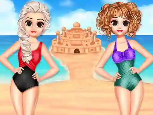 Spel Princess Summer Sand Castle på nätet