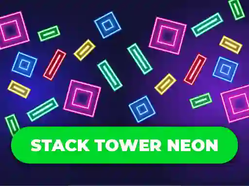 Spel Stack Tower Neon: Keep Blocks Balance på nätet