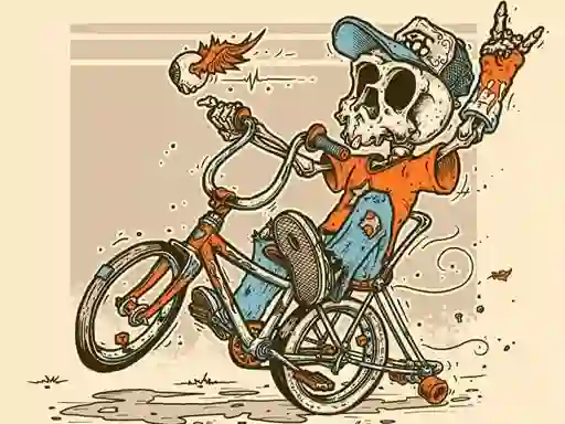 Spel Halloween Bike Ride på nätet