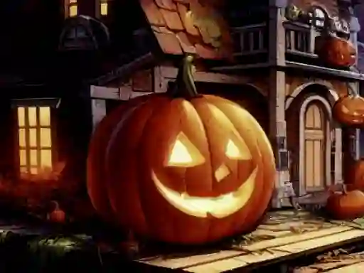 Spel Halloweem Pumpkin Adventure på nätet