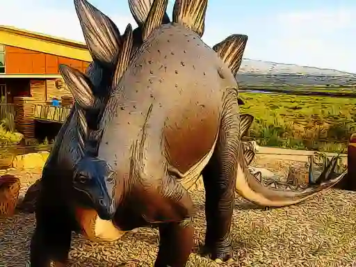 Spel Stegosaurus Dinosaur Jigsaw på nätet