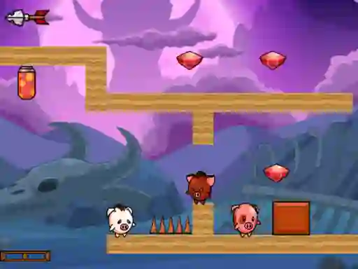 Spel Pig Bros Adventure på nätet