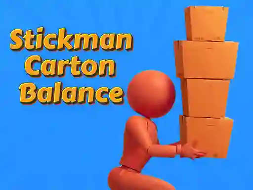 Spel StickMan Cartoon Balance på nätet
