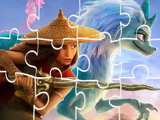 Spel Raya And The Last Dragon Jigsaw på nätet