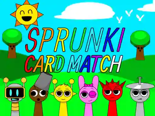 Spel Sprunki Card Match på nätet