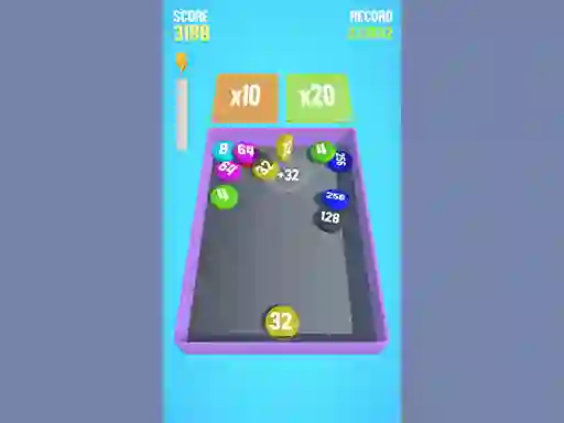 Spel Draughts 2048 på nätet
