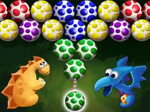 Spel Dino Eggs Bubble Shooter på nätet