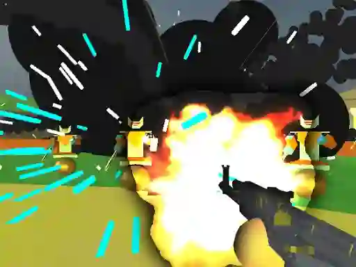 Spel Robot Base Shootout 3D på nätet