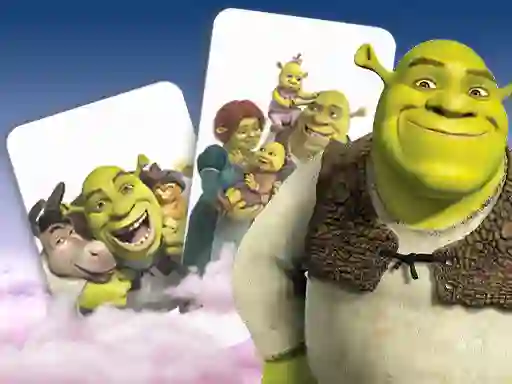 Spel Shrek Memory Card Match på nätet