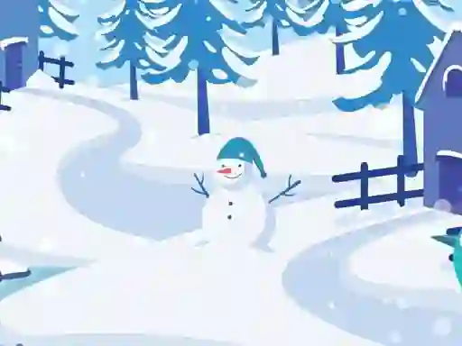 Spel Happy Snowman Hidden på nätet