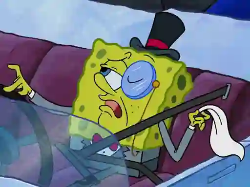 Spel Spongebob Driving Test Hidden på nätet