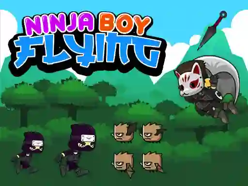 Spel Ninja Boy Flying på nätet