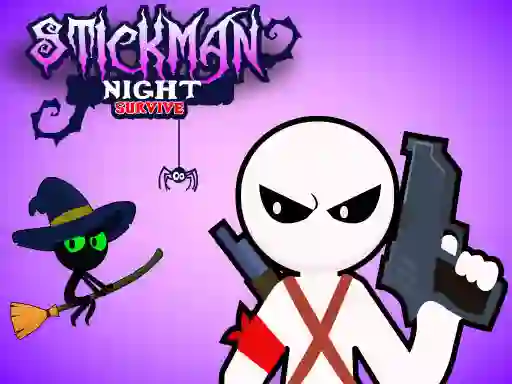 Spel Stickman Night Survive på nätet
