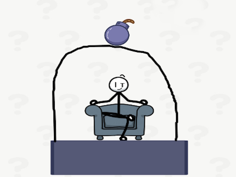Spel Stickman räddning drar 2 spara på nätet