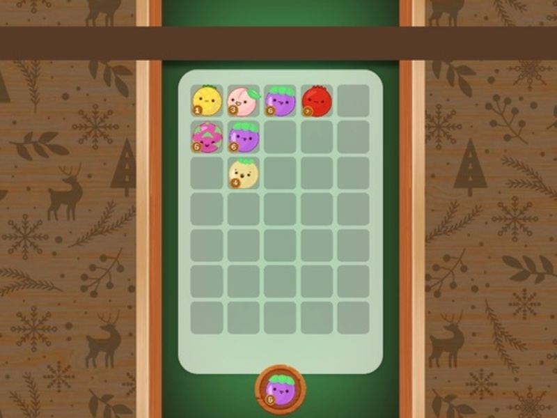 Spel Tärningspusselfrukter på nätet