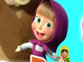 Spel Masha och Bear Room -dekorationen  på nätet