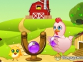 Spel Bubblor och kycklingar  på nätet