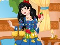 Spel Snow Vit Patchwork Dress  på nätet