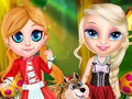 Spel Little Elsa i Red Hood på nätet