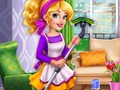 Spel Tjejer fixar det Audrey vårrengöring  på nätet