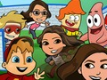 Spel Nickelodeon Tag Attack på nätet